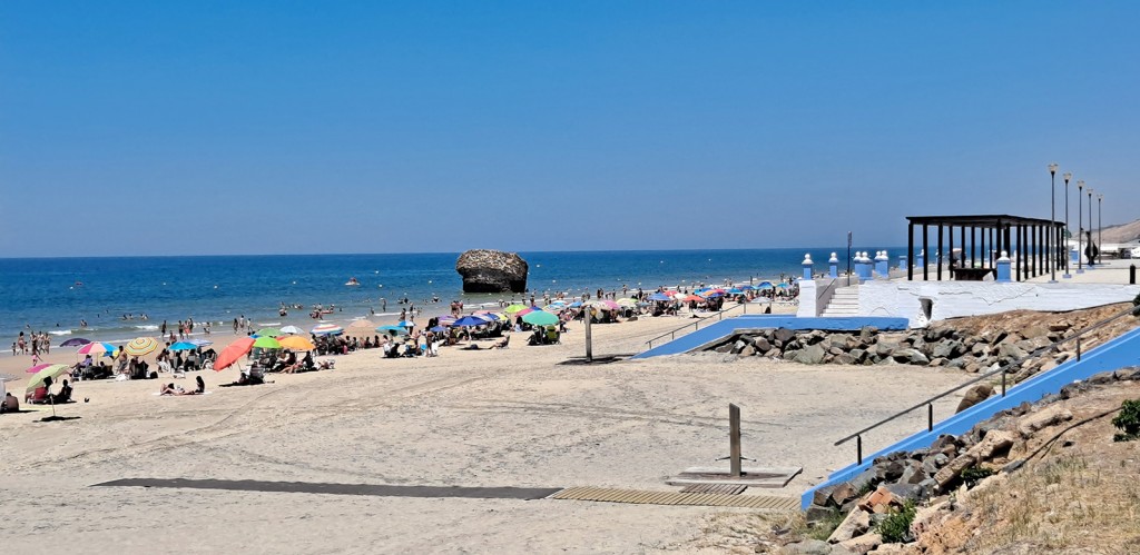Imagen de la zona de Caño Guerrero, en la playa onubense de Matalascañas (Almonte)